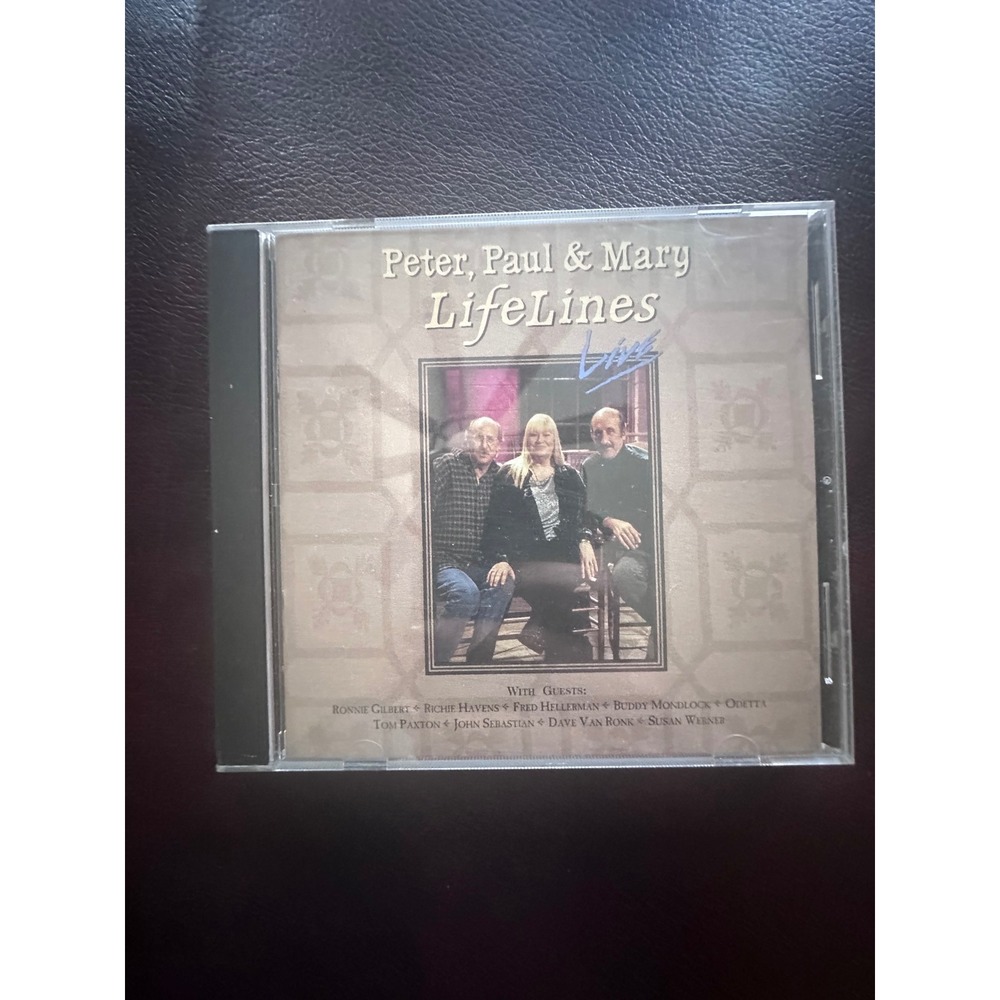 Peter Paul and Mary Lifelines Live CD 1996 Warner Bros Folk Music Richie Havens